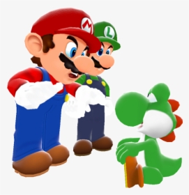 Now You Listen Here Little Yoshi By Icelucario20xx - Super Mario Maker Luigi, HD Png Download, Transparent PNG