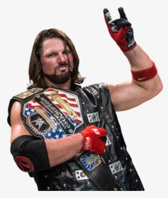Transparent Aj Styles Png - United States Champion Aj Styles, Png Download, Transparent PNG