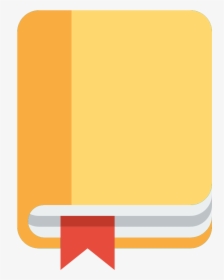 Yellow,orange,line,clip Art,material Property,rectangle - Orange Book Icon Png, Transparent Png, Transparent PNG