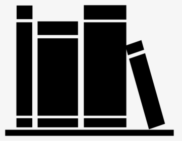 Icon - Bookshelf Black Icon, HD Png Download, Transparent PNG