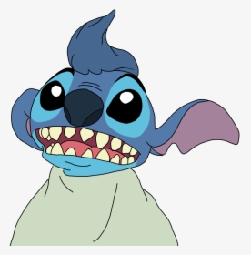 Stitch Liloandstitch Disney Cartoon Blue Alien Monster - Stitch Disney Cartoon, HD Png Download, Transparent PNG