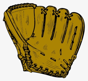 Glove, Leather, Stitch, Baseball, Recreation, Ball - Baseball Glove Clip Art, HD Png Download, Transparent PNG