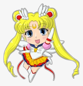 Chibi Eternal Sailor Moon By Twillis - Sailor Moon Chibi Png, Transparent Png, Transparent PNG