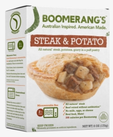 Steak And Potato Left Side - Boomerang Steak And Potato Pie, HD Png Download, Transparent PNG