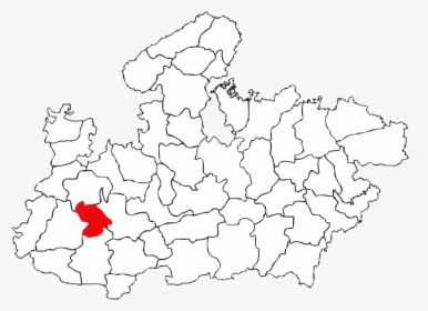 Location Of Indore In Madhya Pradesh - Madhya Pradesh Map Vector, HD Png Download, Transparent PNG