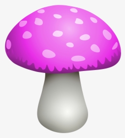 Pink Mushroom Png Clipart - Mushroom Clipart Png, Transparent Png, Transparent PNG