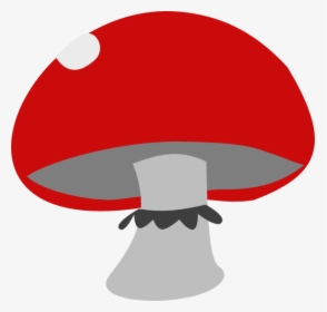 Red Mushroom Svg Clip Arts - Hongo Vector, HD Png Download, Transparent PNG