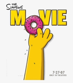 The Simpsons Movie Png File - Simpsons Movie 2007 Poster, Transparent Png, Transparent PNG