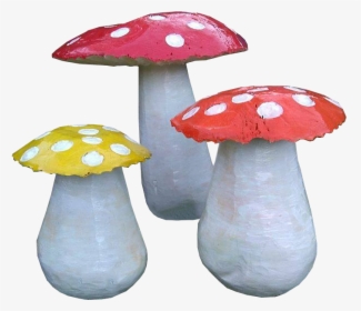 Garden Mushrooms Transparent Background - Mushrooms Transparent Background, HD Png Download, Transparent PNG