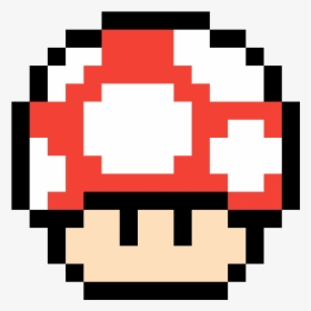 Pixel Mario Mushroom Gif Clipart , Png Download - Pixel Art Super Mario, Transparent Png, Transparent PNG
