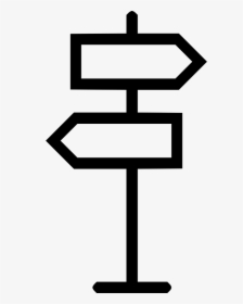 Sign Trip Direction Path Marker Sign Post - Direction Post Icon, HD Png Download, Transparent PNG