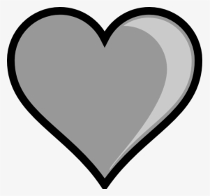 Transparent Grey Heart Clipart - Cute Heart Clipart Blue, HD Png Download, Transparent PNG