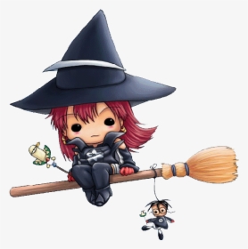 Download Cute Witch Clipart - Cute Cartoon Cute Witch, HD Png Download, Transparent PNG