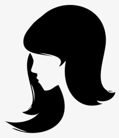 Woman Silhouette Drawing Female Computer Icons - Silhouette Of Female Heads, HD Png Download, Transparent PNG