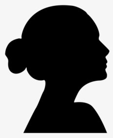 Silhouette Child Woman - Girl Face Silhouette Png, Transparent Png, Transparent PNG