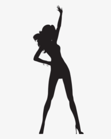 Dancing Woman Silhouette Png - Dancing Girl Silhouette Png, Transparent Png, Transparent PNG