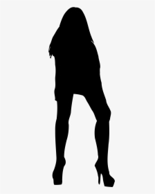 Transparent Free Clipart Woman Silhouette - Silhouette, HD Png Download, Transparent PNG