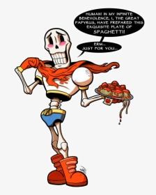 Spaghetti By Gray Day - Undertale Papyrus And Spaghetti, HD Png Download, Transparent PNG