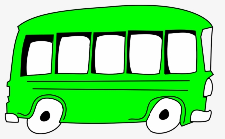 School Bus Images - Green Bus Clipart, HD Png Download, Transparent PNG