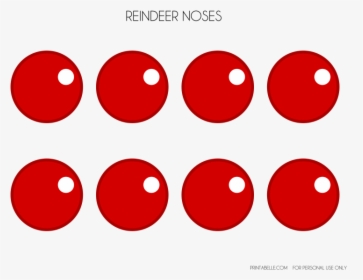 Reindeer Nose Png - Pin The Nose On The Reindeer Printable, Transparent Png, Transparent PNG