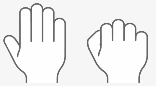 Handicons - White Grab Hand Icon, HD Png Download, Transparent PNG