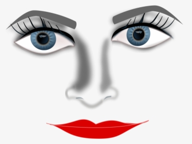 Eyes Nose Mouth Clipart , Png Download - Eyes Nose Mouth Png, Transparent Png, Transparent PNG