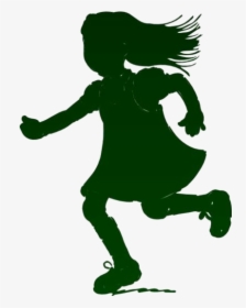 Girl Running Png Transparent Images - Illustration, Png Download, Transparent PNG