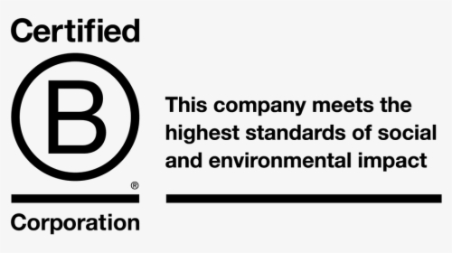 Certified B Corp Logo With Tag - Certified B Corporation, HD Png Download, Transparent PNG