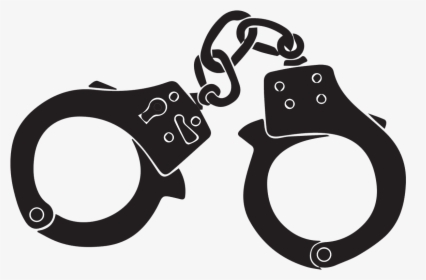 Handcuffs Police Officer Clip Art - Transparent Handcuffs Clipart, HD Png Download, Transparent PNG