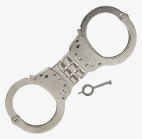 Silver Handcuffs Png Image Background - Hinged Handcuffs Png, Transparent Png, Transparent PNG