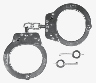 2010 Hd 1189171 Nickel Chain Handcuffs With Double - Hiatt Handcuff Double Lock, HD Png Download, Transparent PNG