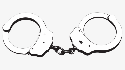 Handcuffs Svg Easy Drawing Jpg Library Library - Handcuffs Svg, HD Png Download, Transparent PNG