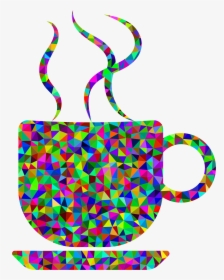 Coffee Cup Mug Drink Tea - Colorful Coffee Cup Clipart, HD Png Download, Transparent PNG