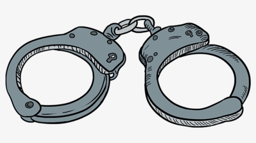 How To Draw Handcuffs - Draw Handcuffs, HD Png Download, Transparent PNG
