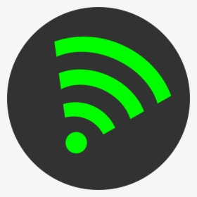 Wifi Orange Right Svg Clip Arts - Wifi Logo Circulo, HD Png Download, Transparent PNG