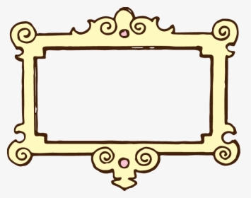 Frame Clipart Black And White - Cute Text Box Png, Transparent Png, Transparent PNG