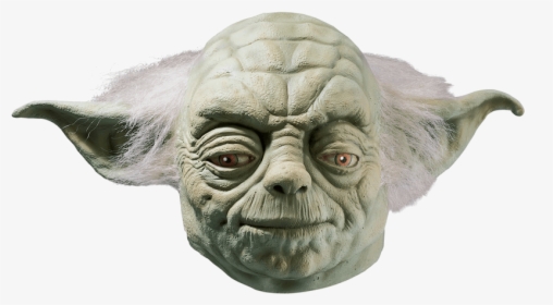 Yoda Latex Mask Costume Star Wars - Latex Yoda Mask, HD Png Download, Transparent PNG