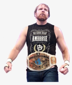 Roman Reigns, Dean Ambrose, Champs, - Wwe Dean Ambrose Intercontinental Champion 2017, HD Png Download, Transparent PNG
