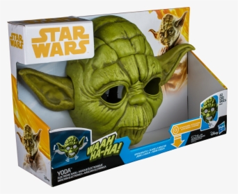Star Wars Talking Yoda Mask, HD Png Download, Transparent PNG