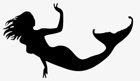 Silhouette Mermaid Photography Drawing Clip Art - Mermaid Silhouette Mermaid Png, Transparent Png, Transparent PNG