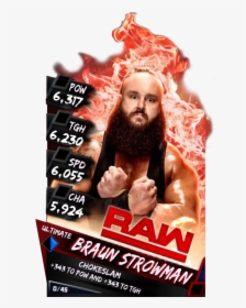 Wrestlemania Supercard Braunstrowman R10 Summerslam - Wwe Supercard Roman Reigns Ultimate, HD Png Download, Transparent PNG