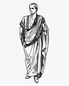 Transparent Roman Statue Png - Ancient Greek Clothing, Png Download, Transparent PNG