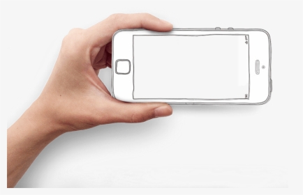 #phone #iphone #hand #png #freetoedit - Iphone In Hand Png, Transparent Png, Transparent PNG