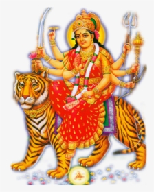 Nice Lord Venkateswara Hd Pics Goddess Durga Maa Png - Durga Ashtami Greetings In Telugu, Transparent Png, Transparent PNG