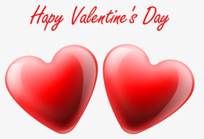 Happy Valentine S Day Hearts Transparent Png Clip Art - Happy Valentines Day Heart Background, Png Download, Transparent PNG