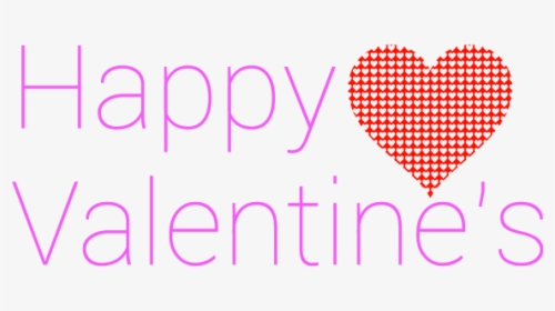 Happy Valentine S Modern Purple Text - Heart, HD Png Download, Transparent PNG