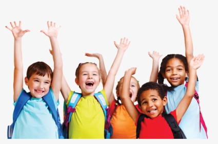 Happy Kids Png - Kids Hands Up, Transparent Png, Transparent PNG