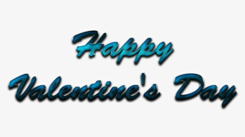 Happy Valentines Day Word Png Hd Image - Colorfulness, Transparent Png, Transparent PNG
