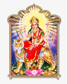 3 E Durga Maa-1 - Illustration, HD Png Download, Transparent PNG