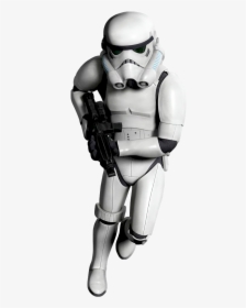 Transparent Stormtrooper Helmet Clipart - Star Wars Stormtrooper Running Png, Png Download, Transparent PNG